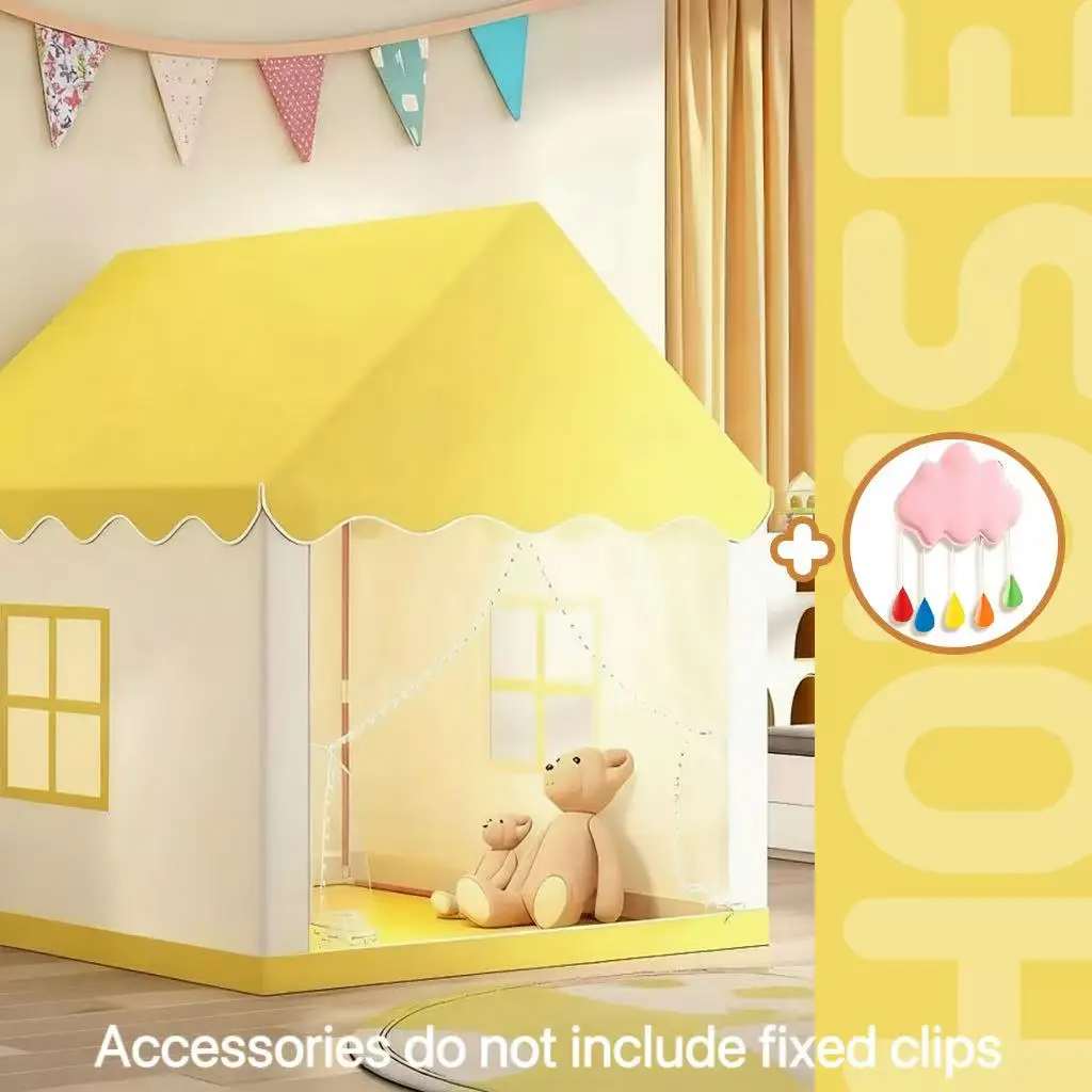 قسم مظلة السرير، خيمة قلعة الأميرة الخيالية، مساحة سرية للبنين والبنات، خيمة لعب محمولة للأطفال، بيت ألعاب التظاهر، ديكور حفلات أعياد الميلاد/عيد الميلاد/عيد الشكر/الهالوين، هدية العيد، الملحقات والأضواء غير متضمنة