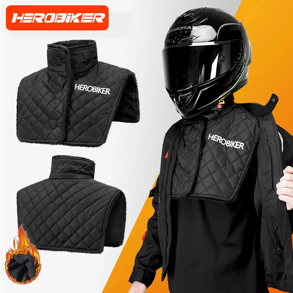 Warm Collar Motorbike Neck Chest Warmer Winter Thicken Fleece Motorcycle Scarf Comfortable Windproof Outdoor Sport Scarf