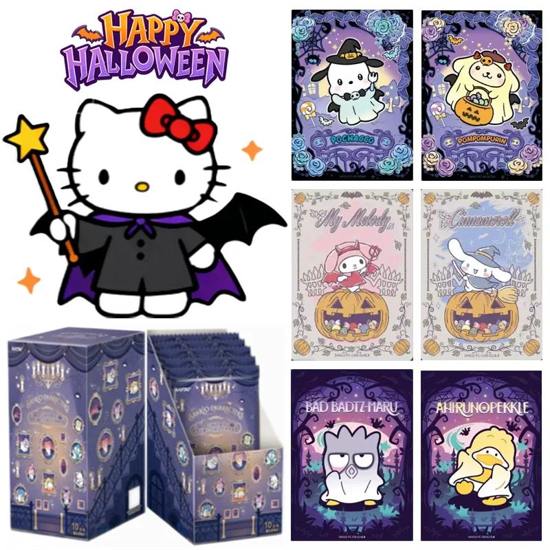 KAYOU Official Sanrio Family Cute Dream Collection Cards Halloween Wonder Night Rare SP AR USR Card Children Holiday Toys Gifts