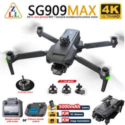 ZLL SG909 SG909MAX GPS Professional Drone With 4K Camera 3-Axis Gimbal 360 Obstacle Avoidance Touch Screen FPV Brushless RC Dron