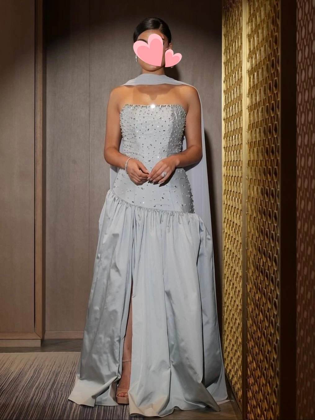 

Oisslec Dress Elegant Vintage Sweet Silver Crystal Ribbon Stylish New Customized Formal Occasion Prom Dress Evening Party Gowns