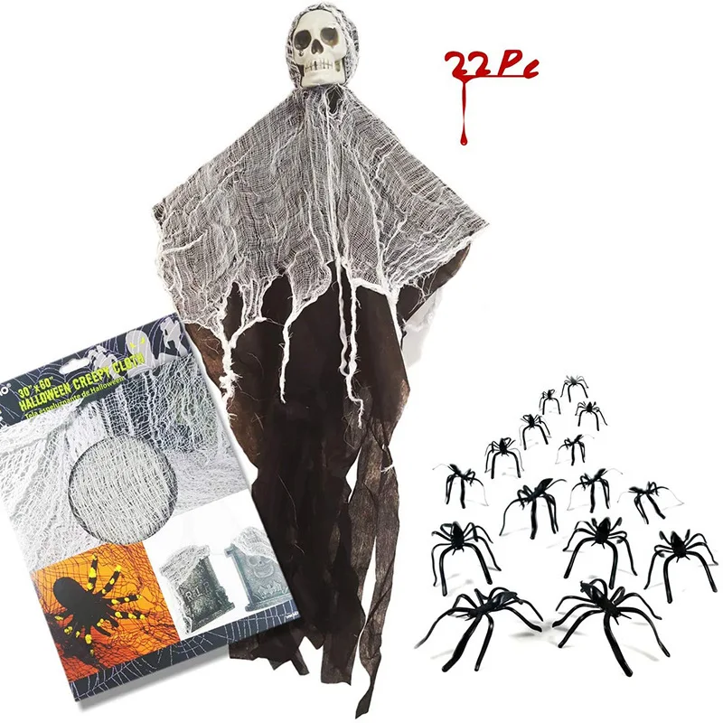 Horror Skull Pendant Variable Shape Halloween Prop Party Outdoor Haunted House Bar Decorationhalloween decoration