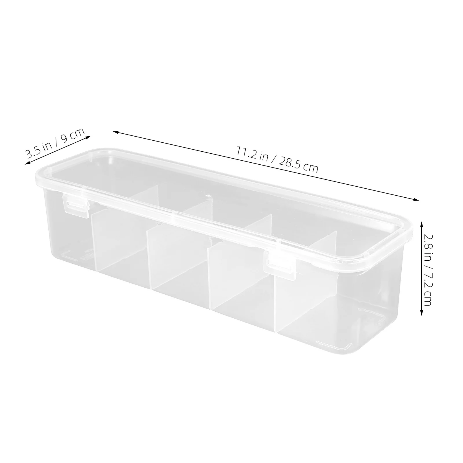 3 قطع صندوق تخزين إكسسوارات الشعر مع مقصورات متعددة لتنظيم أربطة الشعر ومشابك الأقواس والكابلات المحمولة #2