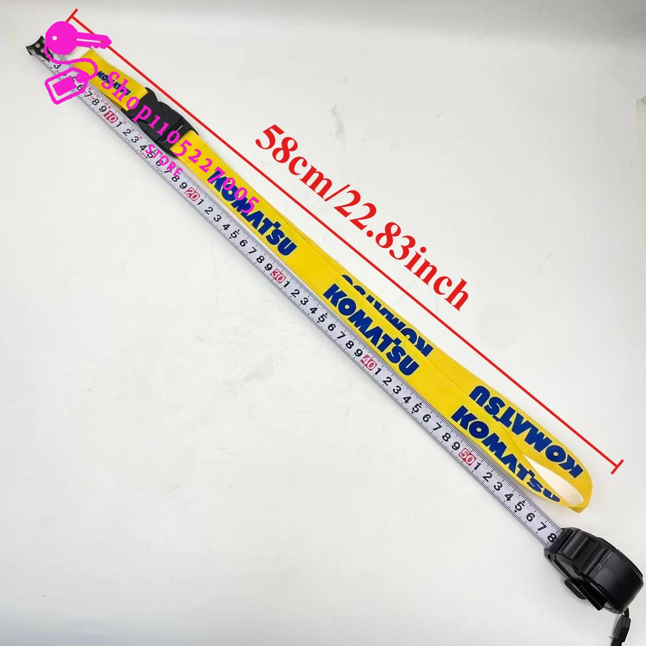 2/5/10pcs for Komatsu Pc -7 -8 787 Ignition Key with  Lanyard Excavator Heavy Equipment Keychain New Key Accessories view 6