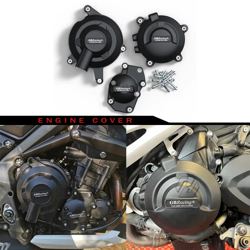 

Engine Cover Protection Set for Triumph Daytona 675R 2013-2016 Street Triple 765 2017-2022 MOTO2