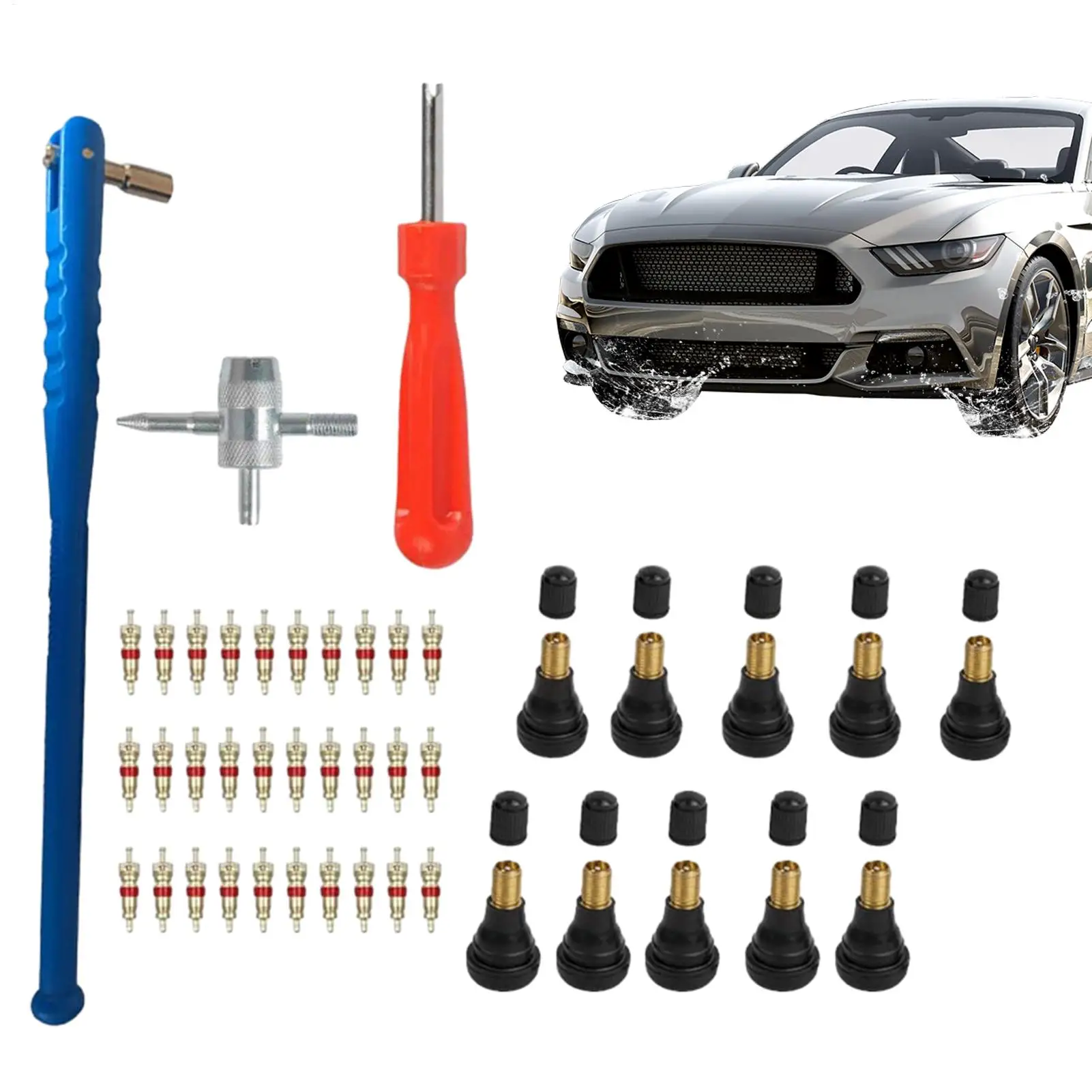 

Tire Valve Stem Tool Wheel Core Repair Tools Vehicle Valve Remover Kit For Bike Motorcycle Car Truck SUV Automotive Garage