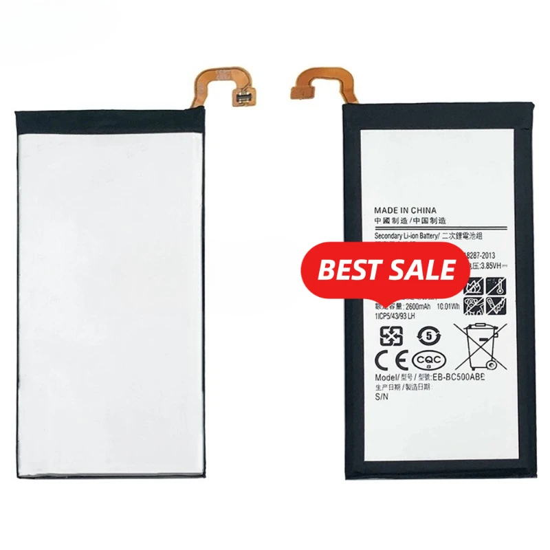 0 Cycle EB-BC500ABE Battery for Samsung Galaxy C5 C5000 Phone High Quality Replacement Battery Lithium Ion Bateria with Tools