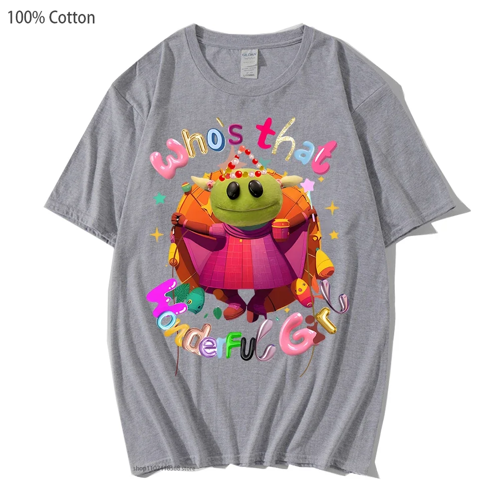 Anime Nanalan T-shirts Verfijnd Who's That Wonderful Girl Tshirt Cartoon Kleding 10% Katoen Vrouwen Tees Mannen Kleding Unsiex