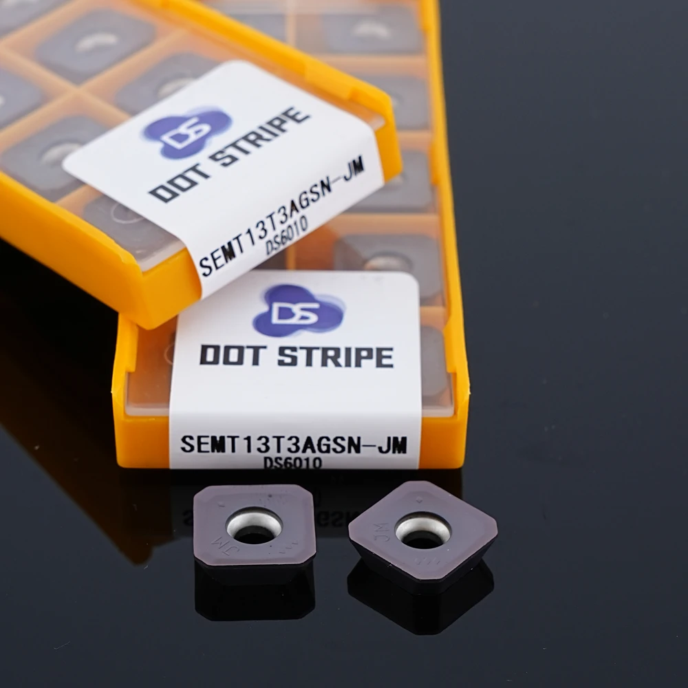 SEMT13T3 AGSN-JM VP15TF Inserto in metallo duro di alta qualità SEMT 13T3 Tornio CNC Fresatura Taglio Utensile da tornio UE6020 US735 Taglierina