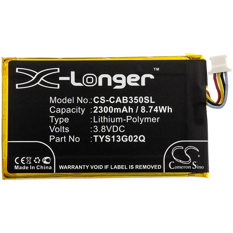 

Li-Polymer Mobile, SmartPhone Battery for CAT CATERPILLAR,3.8v,2300mAh,B35,TYS13G02Q