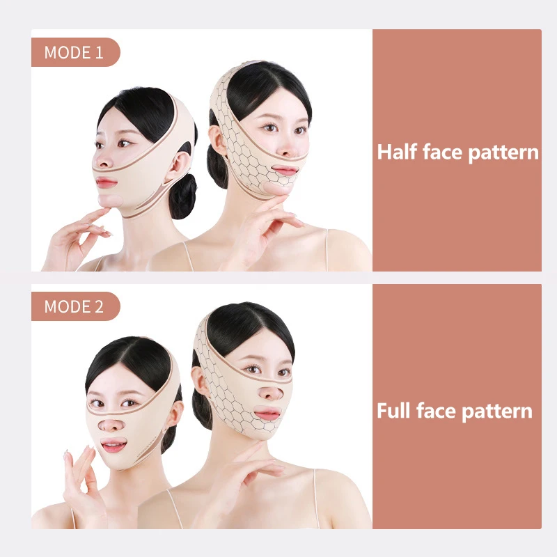 Breathable V-Face Band – Cheek-Lifting, Double Chin-Reducing Face Strap for V-Line Shaping and Wrinkle Reduction