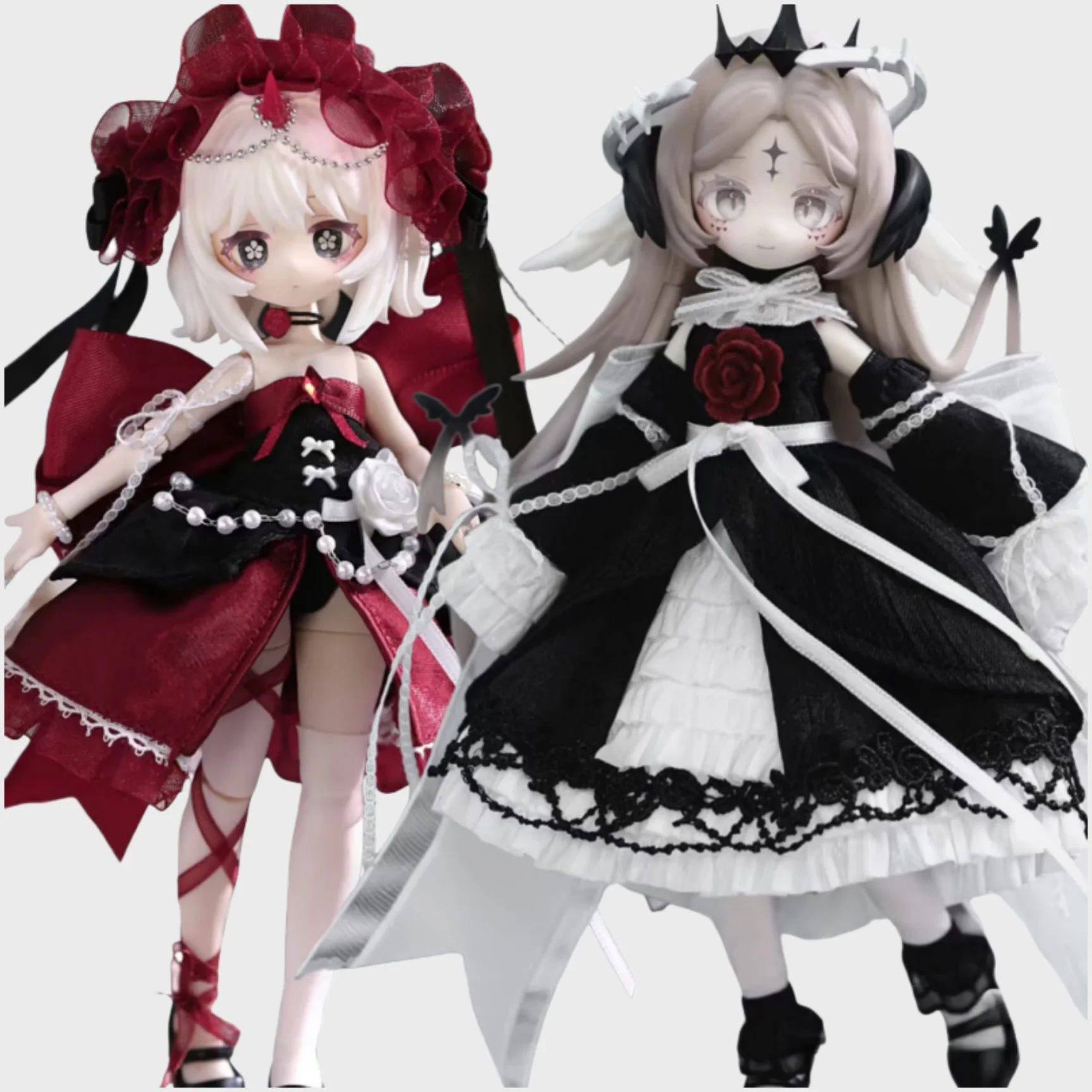 新しいメキクリエーションハートシリーズブラインドボックス 1/12 Bjd 可動アクションフィギュア人形デスクトップ装飾女の子の誕生日サプライズギフト