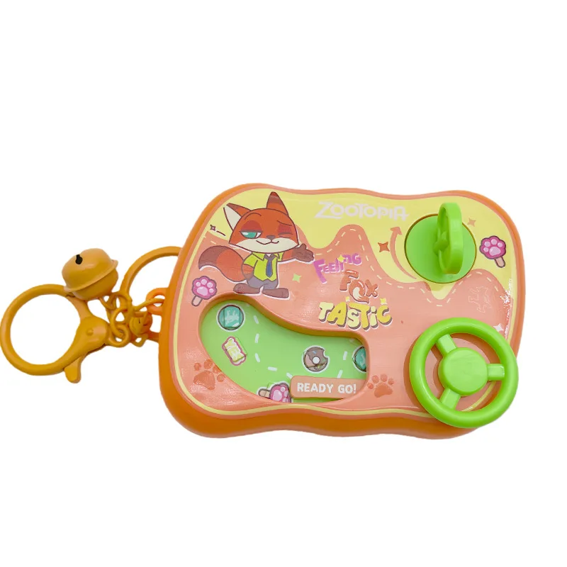 Zootopia متعة سباق السيارات لعبة الكرتون المفاتيح الإبداعية الإجهاد الإغاثة الملحقات بالجملة