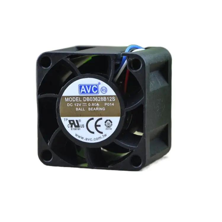 AVC DB03628B12S 3628 12V 0.80A 3.6CM Cm High Speed Max Airflow Rate Fan