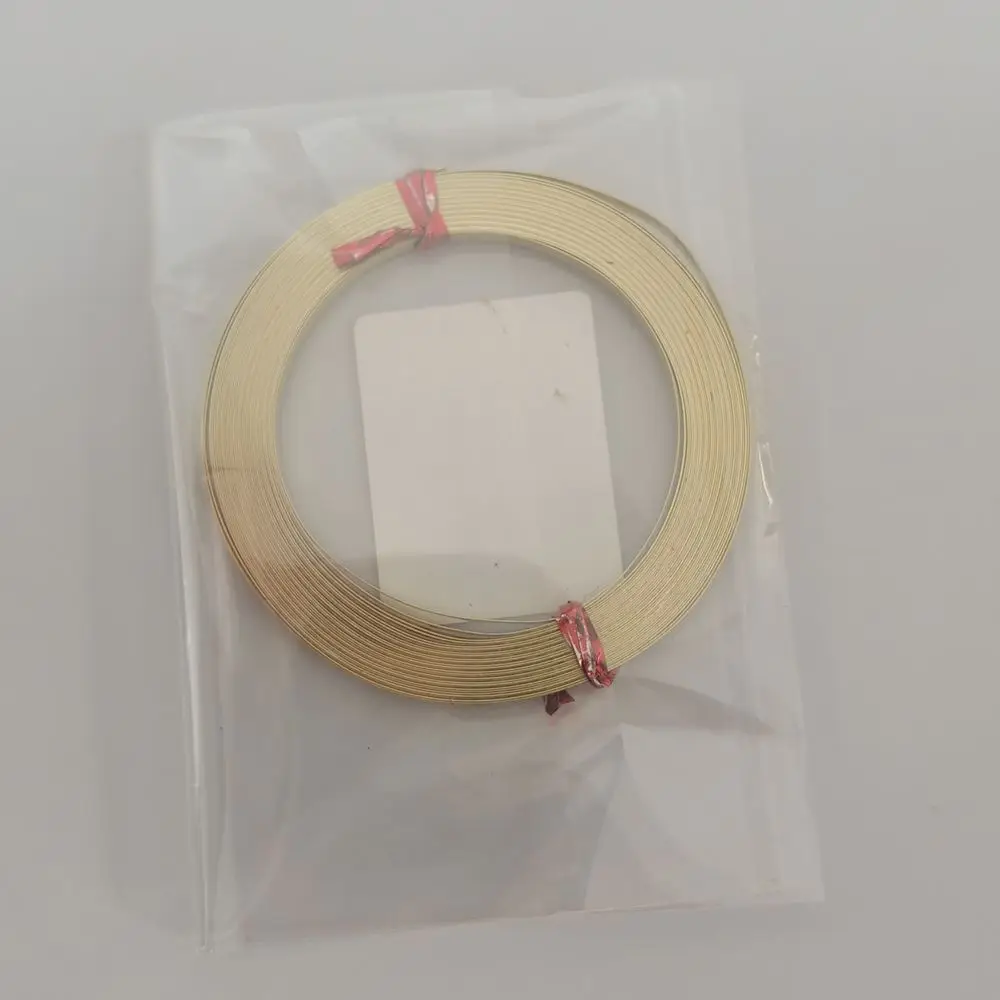

1pcs 0.2mm 0.25mm 0.3mm Half Hard Solid Raw Brass Wrapping Wire tape strip - Flat Wire Jewelry Making for DIY accessories
