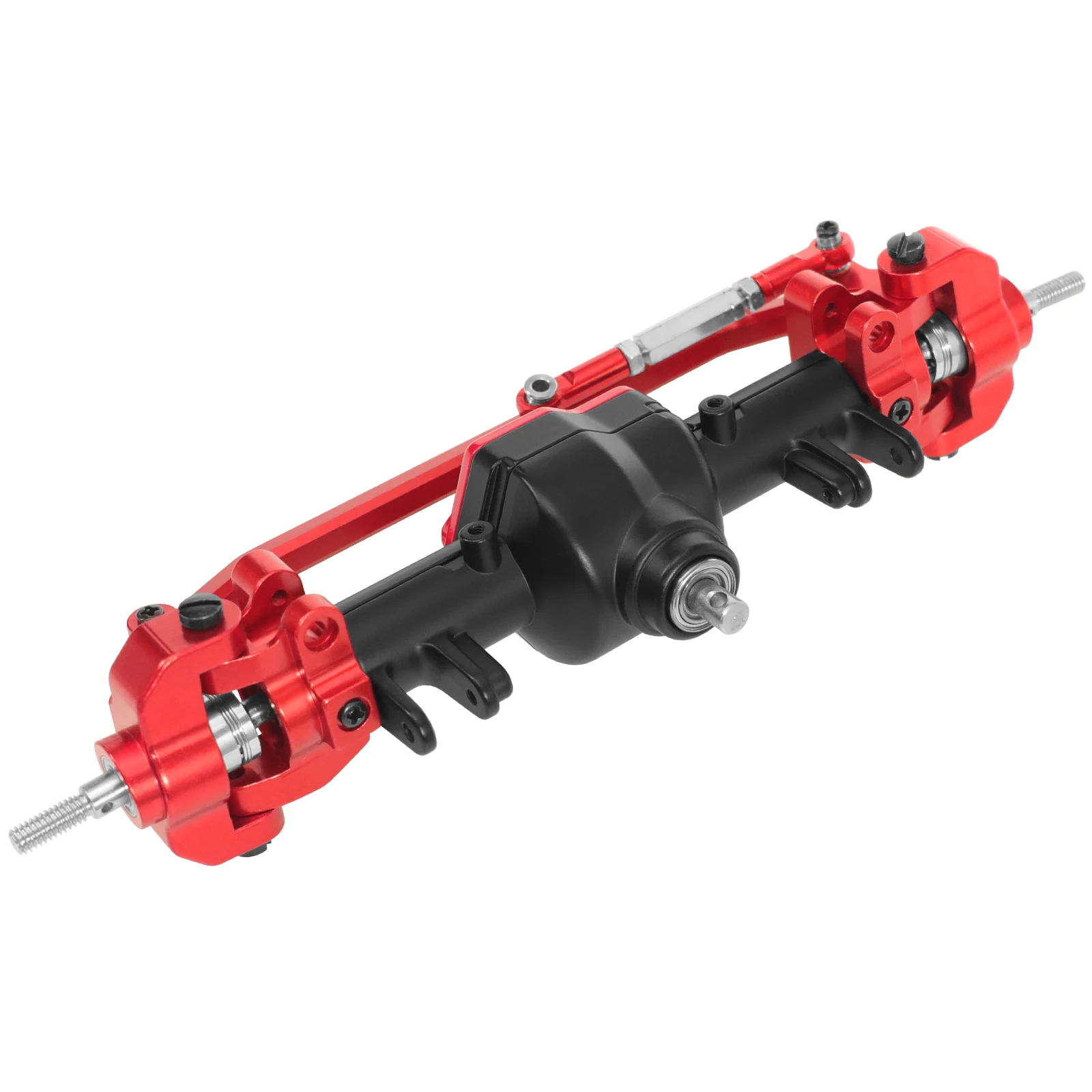 Metalowe osie przednie i tylne, proste osie, pasują do MN128, MN86, MN86s, G500, akcesoria do tuningu samochodów RC typu climbing.