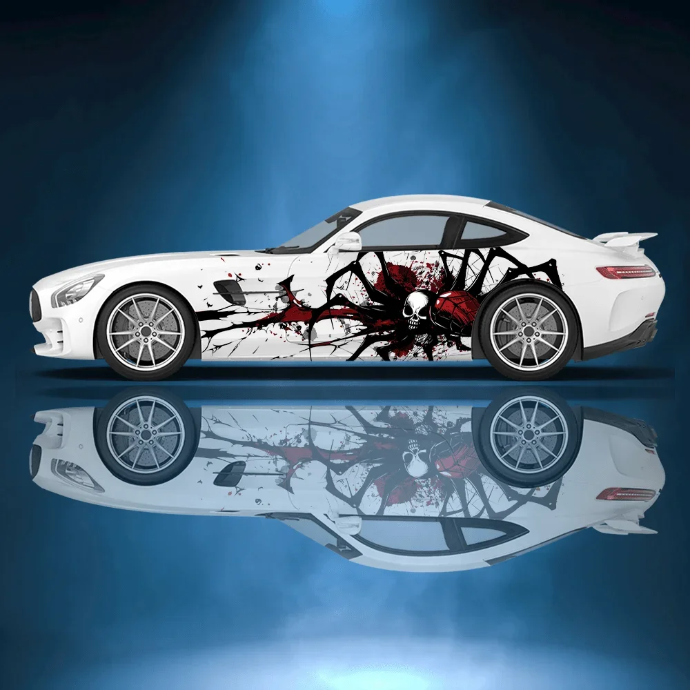 

Mutant Crazy Black Spider Car Vinyl Wraps Decal Self-adhesive PVC Sticker Suitable for Trucks SUV Decor Auto Accessories Gift