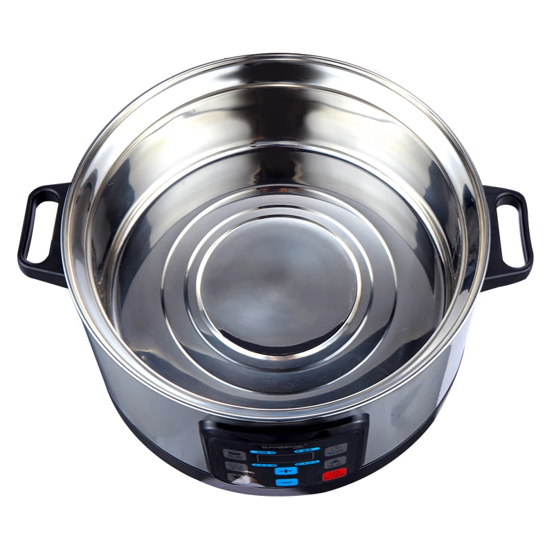 سانمي سعة كبيرة باخرة كهربائية تقديم الطعام الفولاذ المقاوم للصدأ الذكية طبقة مزدوجة باخرة