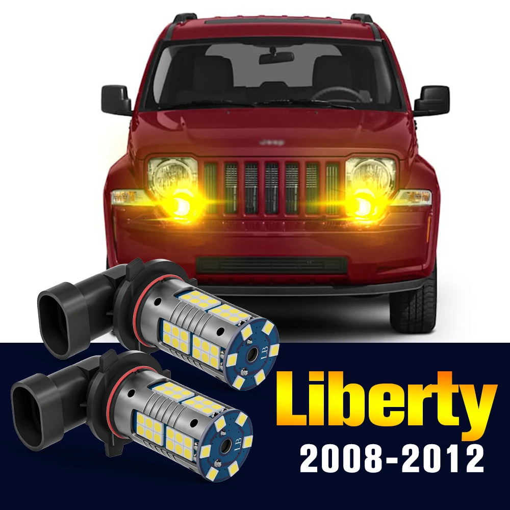 Bombilla LED antiniebla para Jeep Liberty, accesorios para modelos KK 2008-2012, 2009, 2010, 2011, 2 unidades