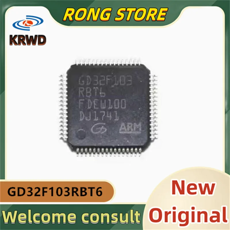 10PCS GD32F103 RBT6  New Original GD32F103RBT6 LQFP64