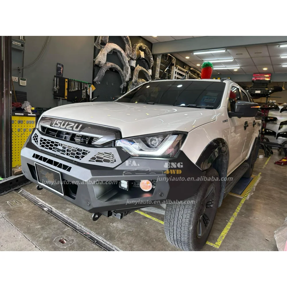 

F15 Series High Quality With 4 LED Lights With Winch Seat Steel Rear Bumper Front Bumper Bull Bar For DAMX 2021 2022 2023