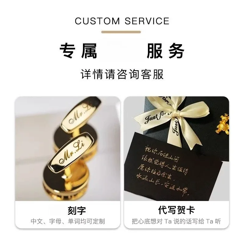 Gentleman's Cufflinks, Men's Light Luxury Fashion French Suit Shirt Cufflinks, Birthday Gift