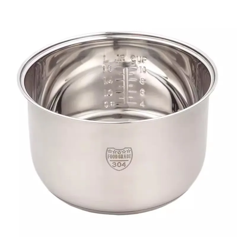 304 stainless steel thickened Rice cooker inner bowl 2L for Redmond rmc-m224s RMC-M90 multicooker like a native