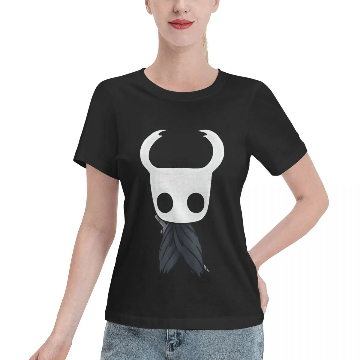 Trending Now Hollow Knight Women's T-shirt Basic Women Short Sleeve Top
