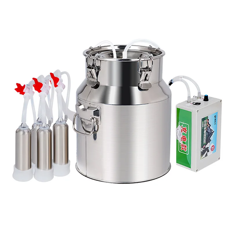 L-Charge Dual-Purpose Direct Suction Pulse Breast Pump Goat Cow 14L Electric Milking Pump