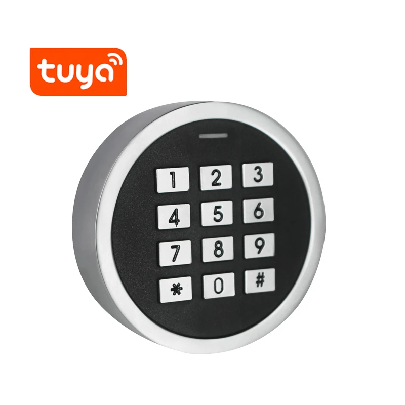 

Newest Mini Round Shape Digital Keypad Standalone Access Control System 125KHz EM Card Reader Waterproof RFID Access Controller