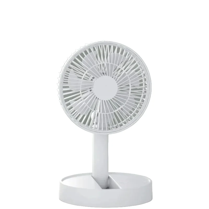 3600mAh USB Foldable Fan with 4 Speeds ＆ Timing Battery Operated Mini Fan for Bedroom Indoor or Outdoor Table campus Fan