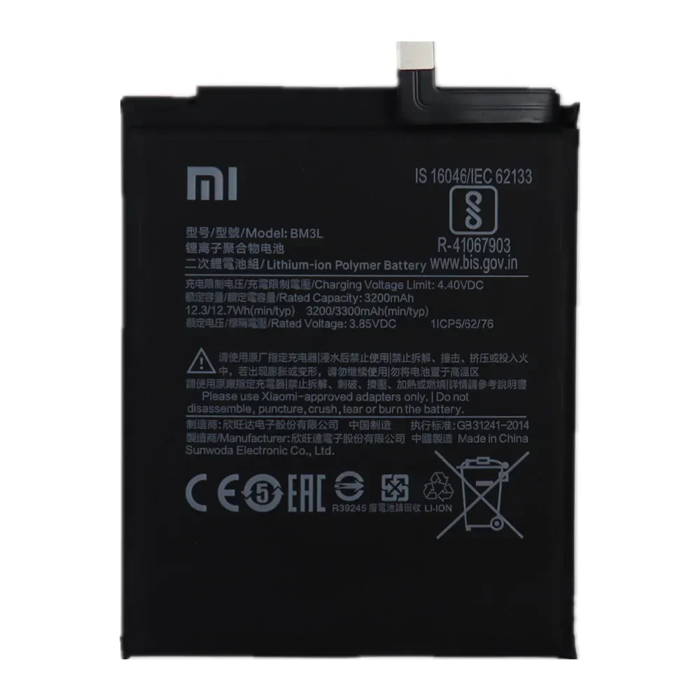 2024 Years 100% Original Battery For Xiaomi Mi8 Mi9 Mi 9 8 Lite 8Lite Mix 3 2 2S Mix3 Mix2 Mix2S Phone Battery Bateria Batteries