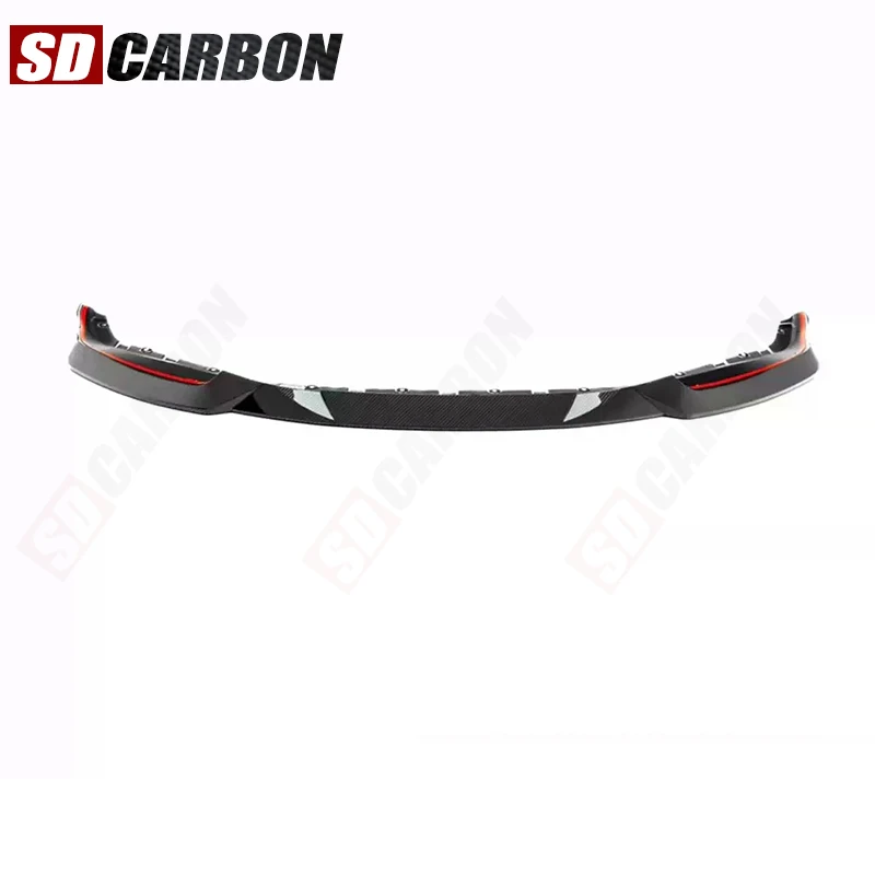 لسيارات BMW M2 G87 2022 + المصد الأمامي للسيارة من ألياف الكربون الجافة كلبشة سبويلر الناشر الجبهة الشفة الذقن تحويلة اكسسوارات السيارات