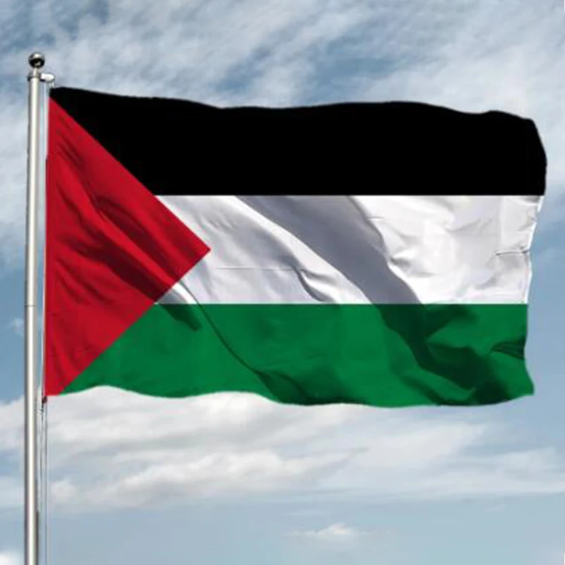 90+150cm   Palestine Flag   hanging High Quality Polyester   Palestinian banner  For Decoration