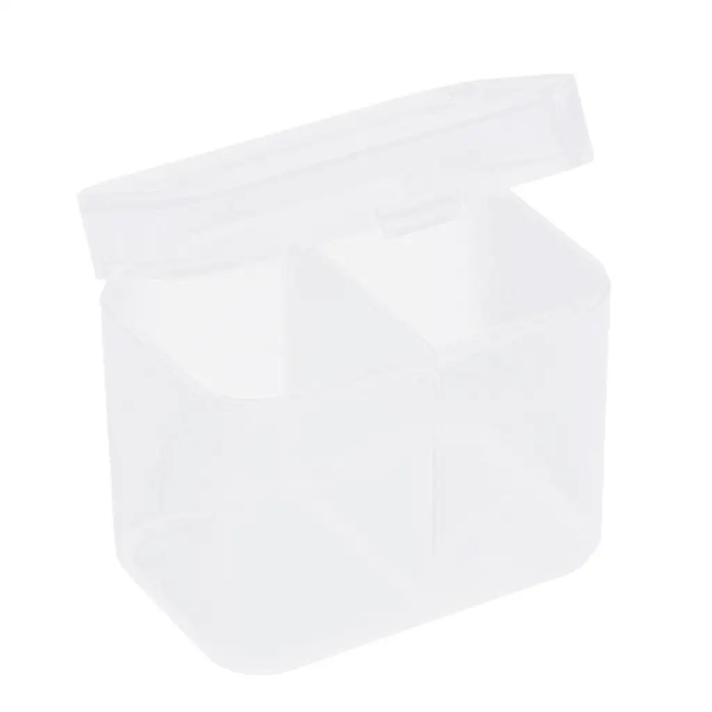 

Makeup Pads Rounds Container Plastic Storage Box for Accessories Vanity Table Organizer