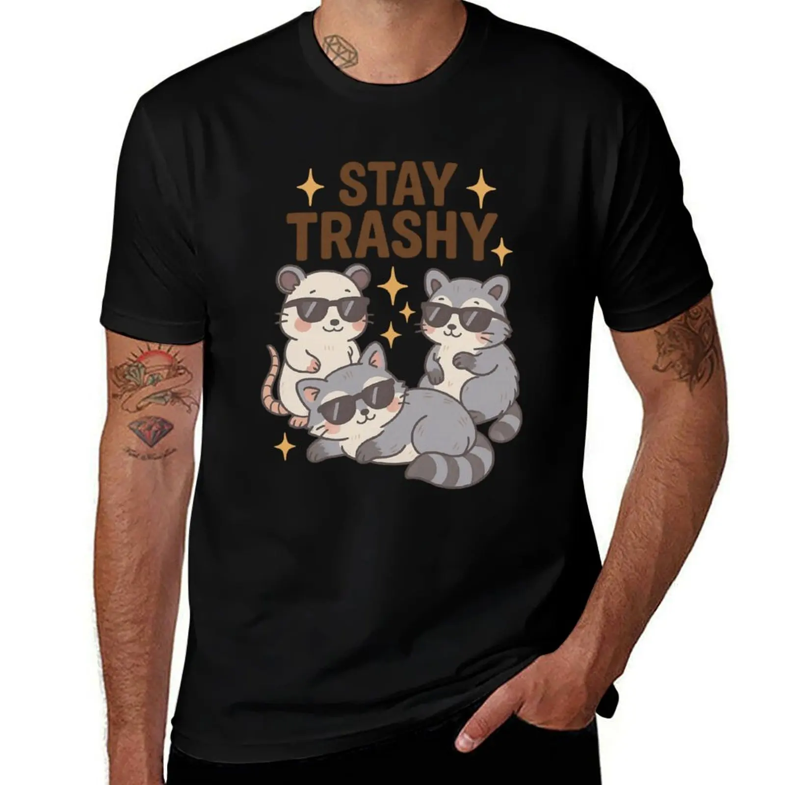 

Stay Trashy T-Shirt shirts graphic tee valentines boutique clothes plus sizes fashion shirts plain black t shirts men