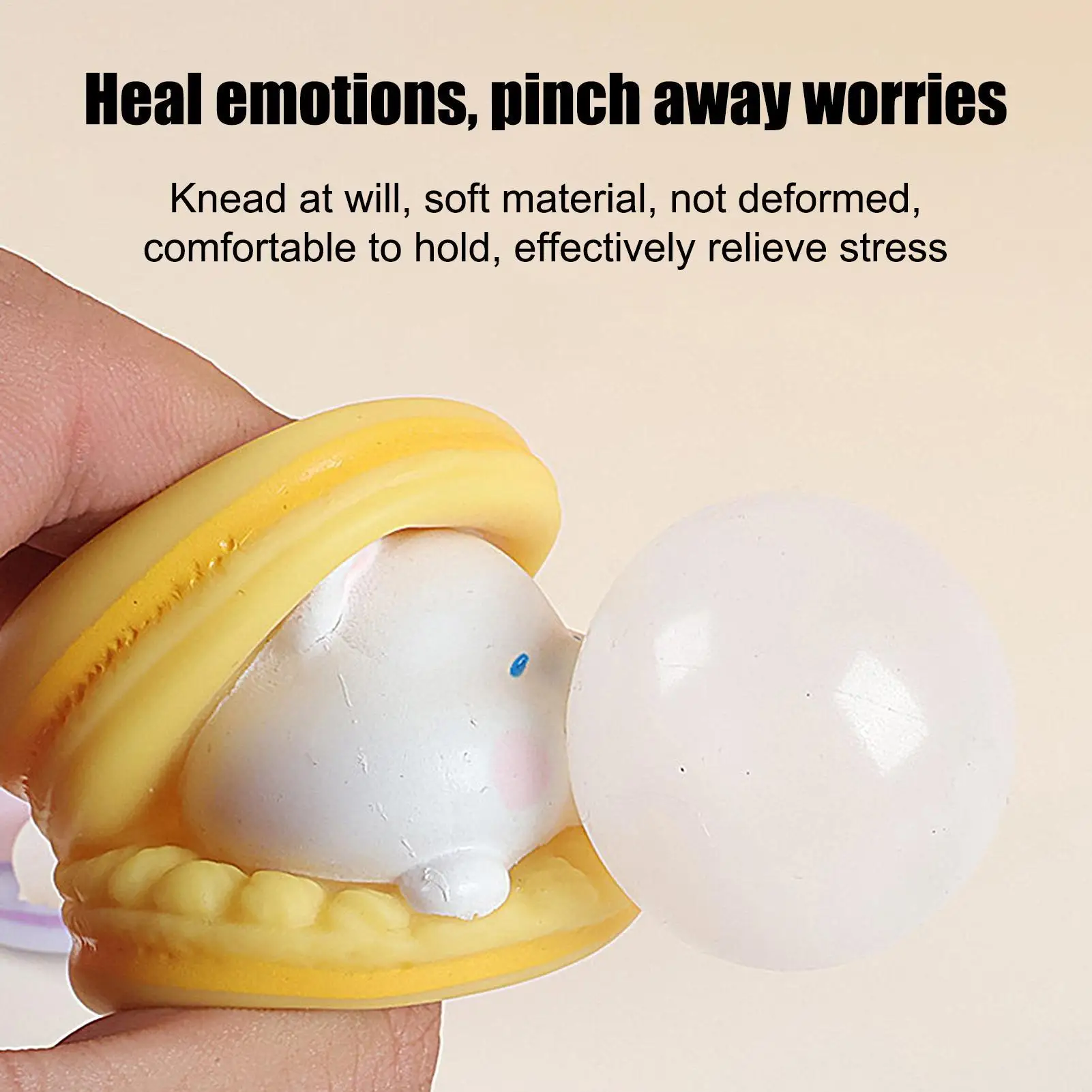 Jouets à presser doux pour enfants, anti-Stress, balles extensibles à rebond lent, sac à cadeaux, farces pour la maison de pâques