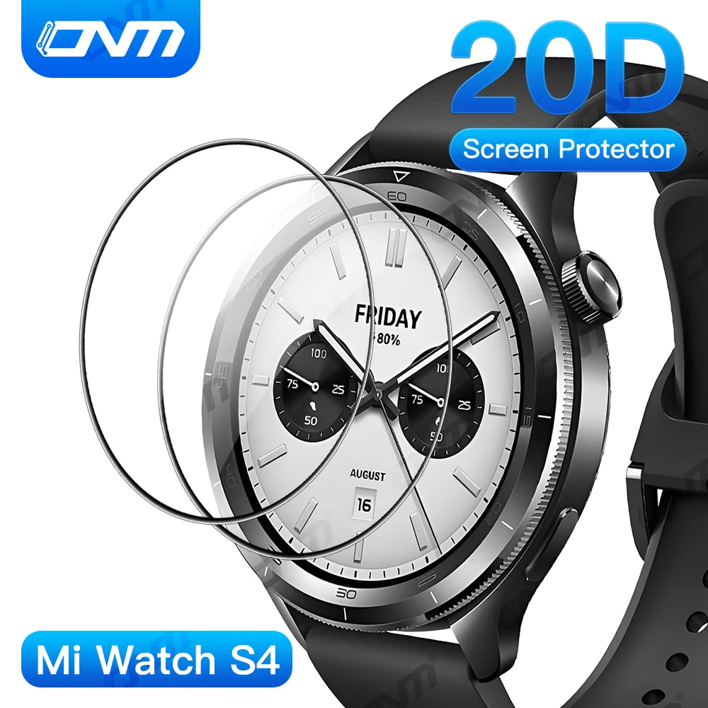 20D Screen Protector for Xiaomi Mi Watch S4 Anti-scratch Film Full Coverage Ultra-HD Protective Film (Not Glass) Accessories