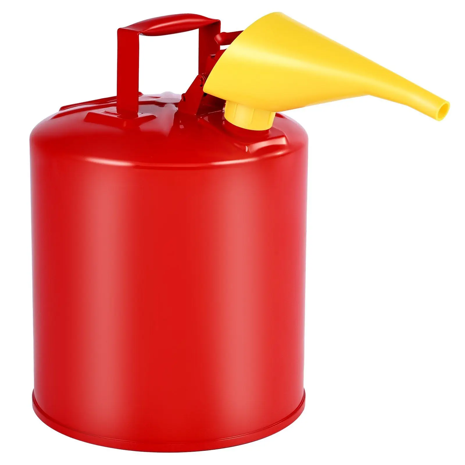 

Safety Gas Can, 5 Gallon Type I Red Safety Can for Gasoline with Stainless Steel Flame Arrester, Self-Closing Lid, and PE