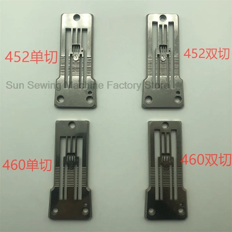 68490 Needle Plate Single Cut Double Cutting Iron Plate for Yamato Fd-62 Kingtex Shingrui Four-Pin Six-Lane Sewing Machine 452