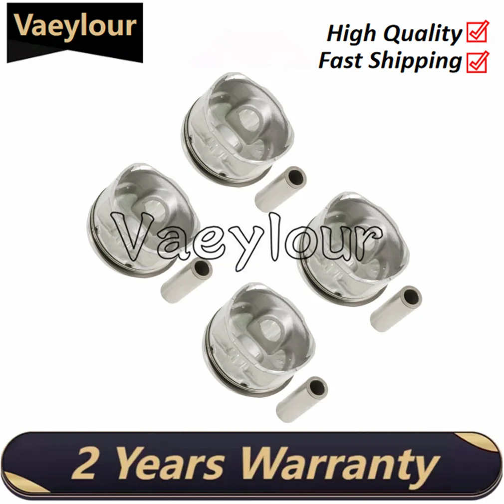 new ENGINE PARTS PISTON & RING KIT SET FOR Hyundai KIA 2.0L L4 16V GAS 2.0 L G4GC 1995-2012 OE 23410-23710 S2080170 view 3