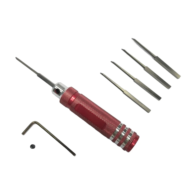 Cinceles para herramientas corte Hobby Line Scriber Line tallados en resina con cuchillo 7 0,1-2,0mm