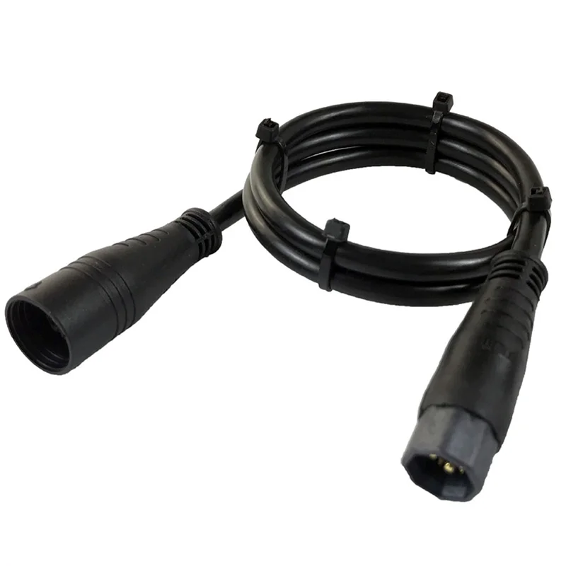 B06C-9 دبوس محور عجلات كابل المحرك 60 سنتيمتر Ebike موتور تمديد كابل أنثى إلى ذكر موصل لملحقات الدراجة الإلكترونية ، 2 قطعة