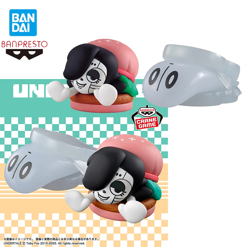 In stock BANPRESTO UNDERTALE FOOD DESIGN vol.2 Napstablook Mettaton Figure Anime Action Model Toy Desktop decorations Gift