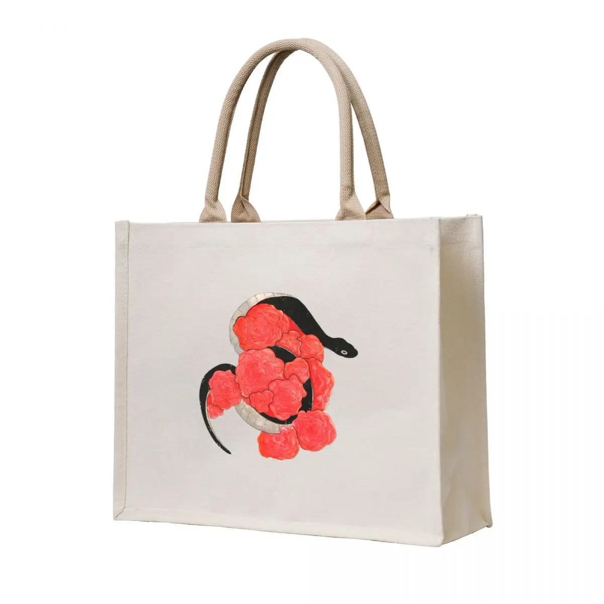 

Snake Watercolor Tote Bag shoping bag tote bag custom Candy bags Women's shopper