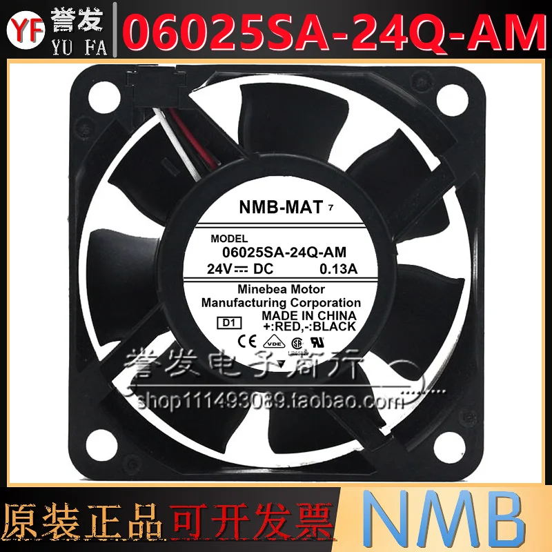 NEW ORIGINAL 06025SA-24Q-AM 24V 0.13A 6025 60x60x25mm COOLING FAN RADIATOR