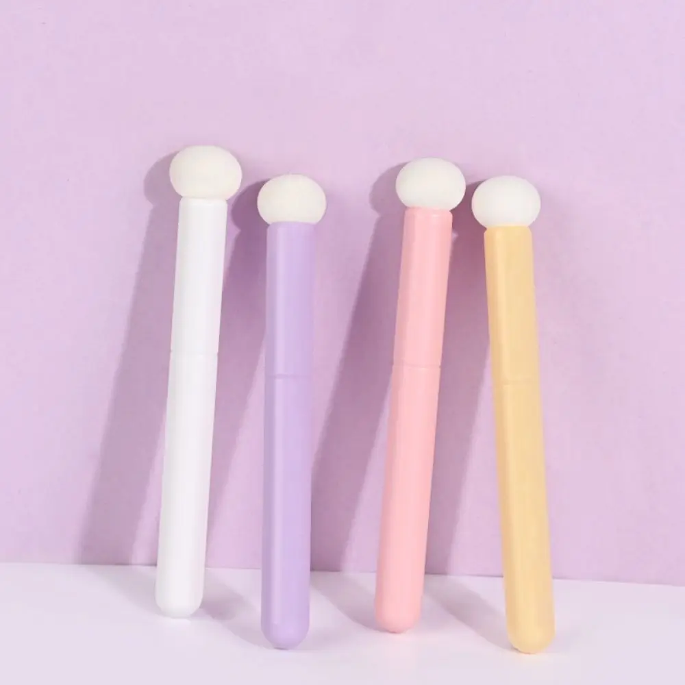 Professional Mushroom Head Shape Concealer Brush Lip Brush Round Sponge Makeup Brush For Travel Daily Beauty Tool