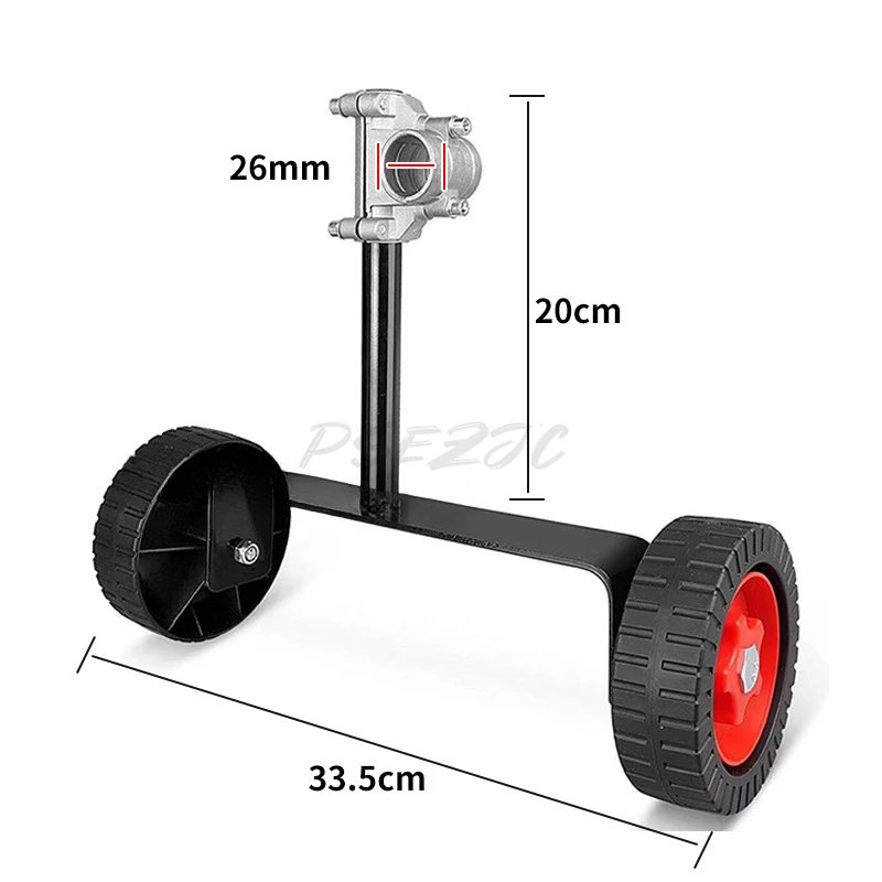 Outdoor Portable Backpack Side Mounted Lawn Mower Handrail Support Frame 26/28mm Garden Tool Accessories