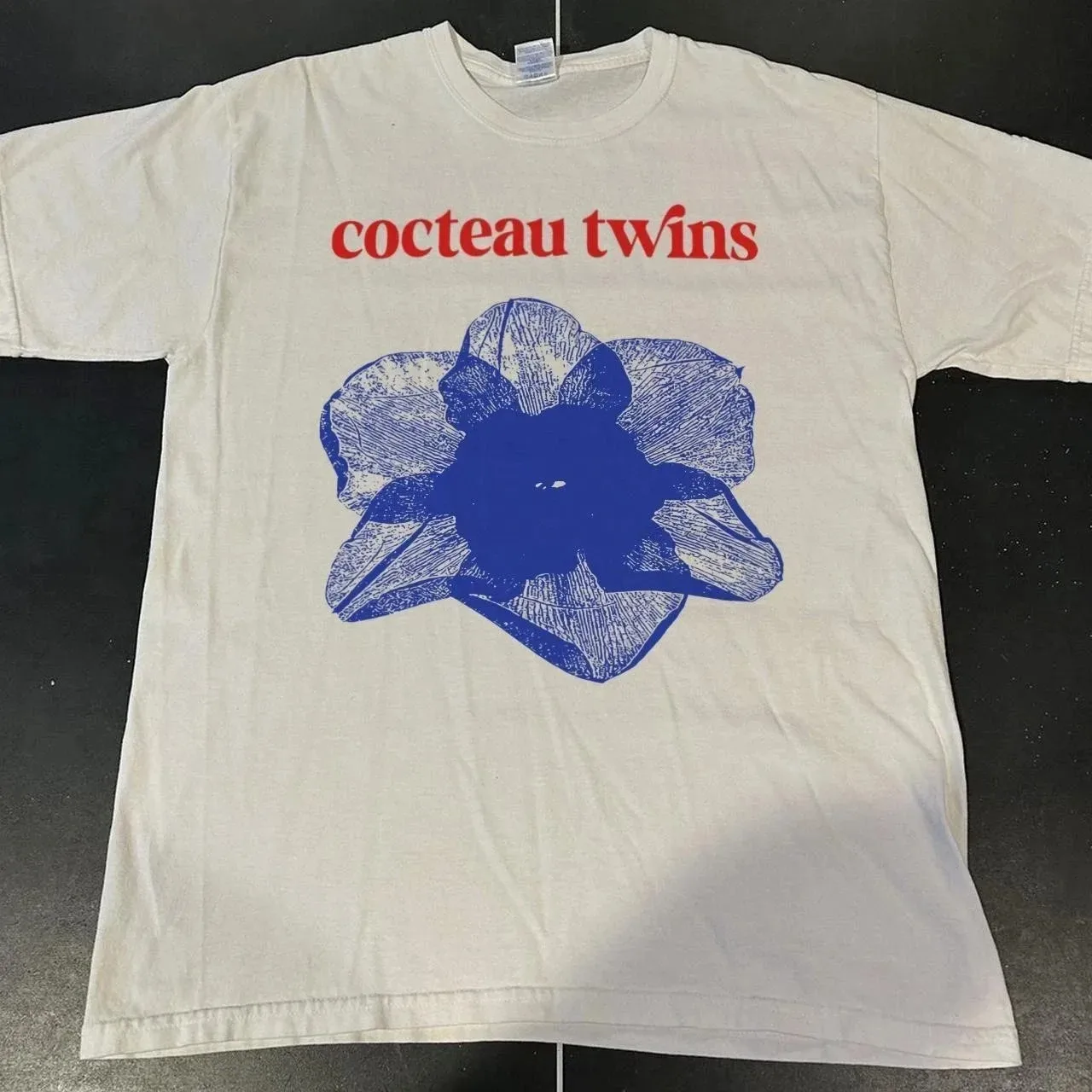 Klassische Nostalgie Cocteau Twins Vintage T-Shirts für Damen und Herren, Baumwolle, kurzärmelig, locker, lässig, Rundhalsausschnitt, Streetwear, Harajuku-Tops – Detail 6