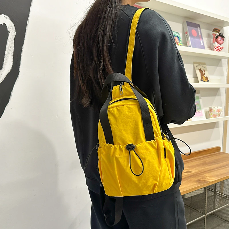 ใหม่กระเป๋าเป้สะพายหลังกระเป๋าหน้าอกพักผ่อนสําหรับผู้ชายและผู้หญิงเดินทาง, กระเป๋าสะพายแนวทแยงกีฬากลางแจ้ง, กระเป๋าเป้สะพายหลังปั่นจักรยานความจุขนาดใหญ่